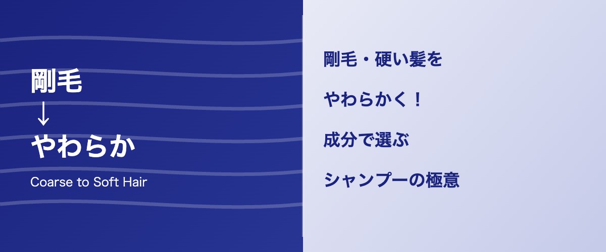 剛毛・硬い髪のシャンプー選び